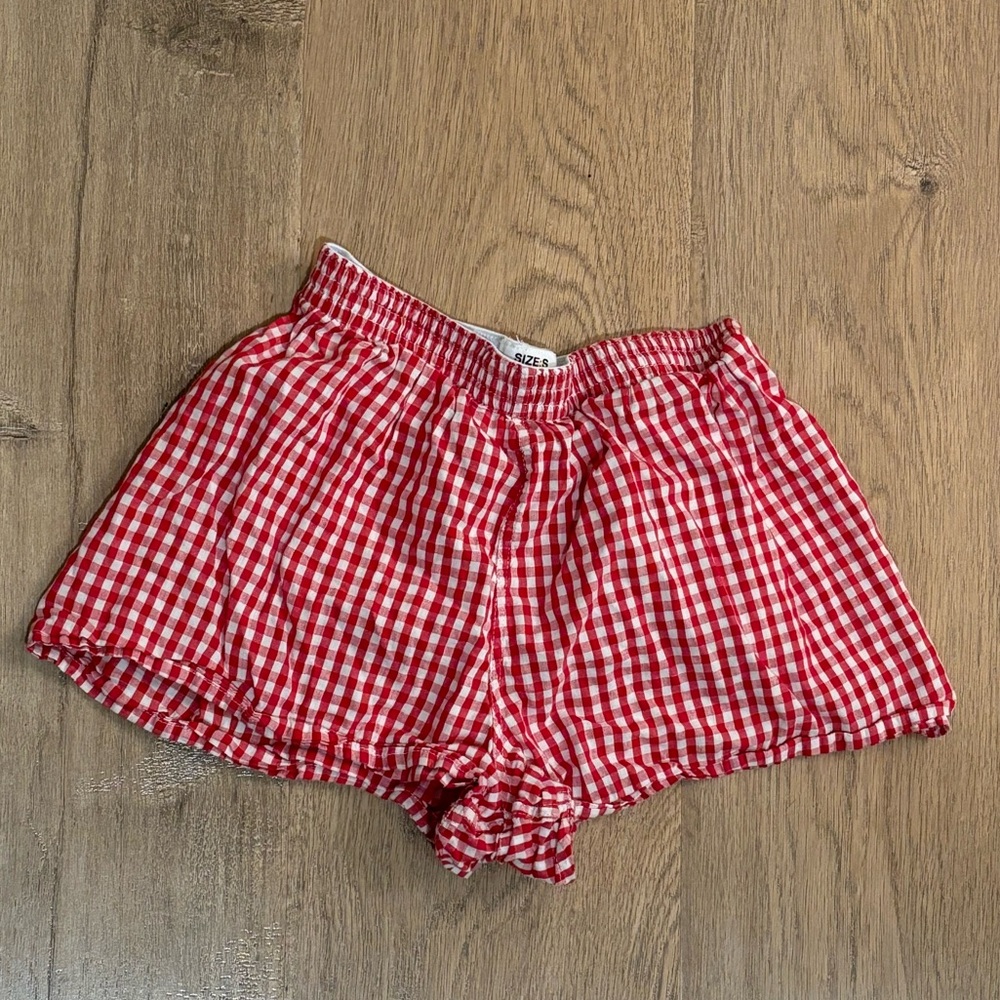 Gingham shorts
